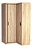 Rohová šatníková skriňa Douglas 21 (dub sonoma)