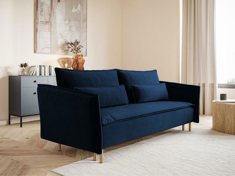 Kanapé Union (tengerészkék + arany)