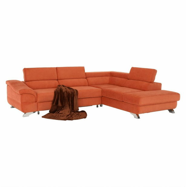 Rohová sedačka Lyng (oranžová) (P)