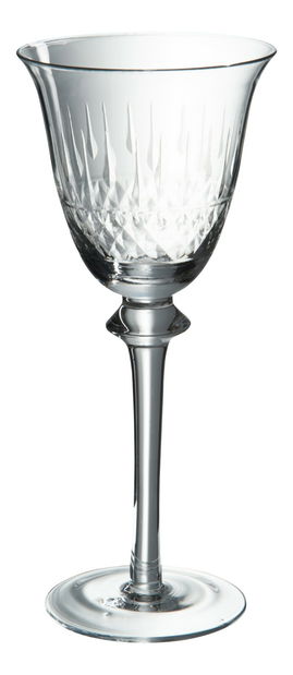 Pohár na víno Jolipa (10x10x21cm) (Priehľadná)