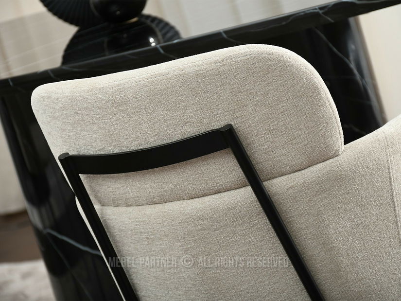 Scaun sufragerie Bastante (bej + negru)