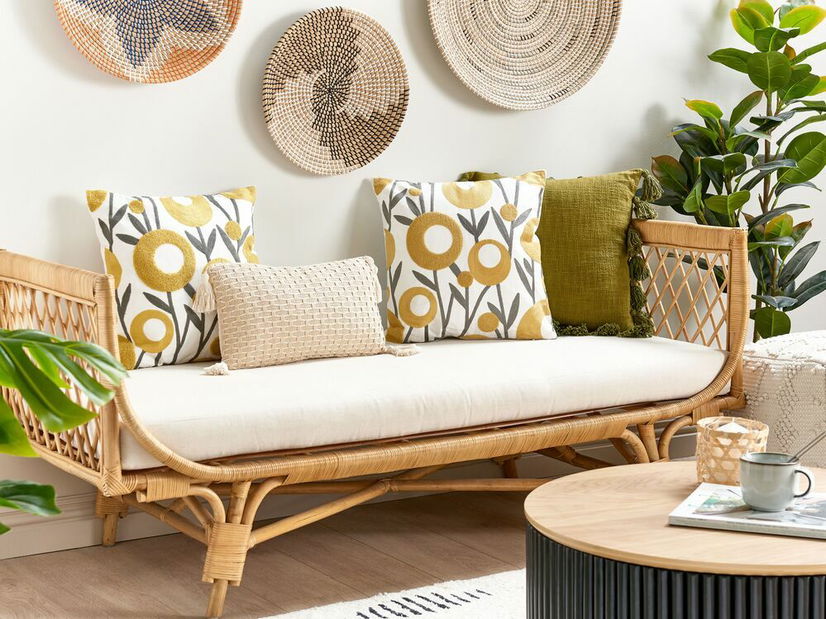 Sada 2 ozdobných vankúšov 45 x 45 cm Shallo (viacfarebná)