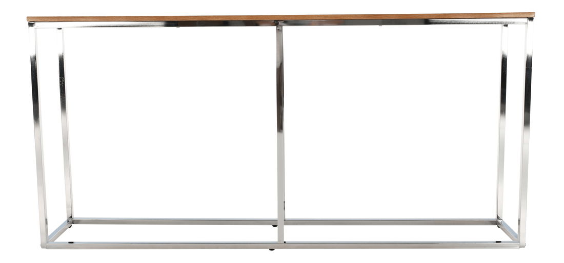 Konzolový stolík Deegen (dub + chróm) *bazár