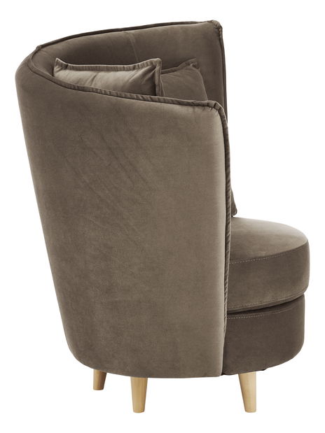 Kreslo Rander (hnedá)