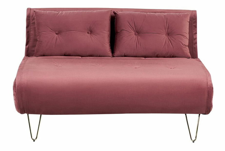 Pohovka dvojsedačka Vignette (ružová) 