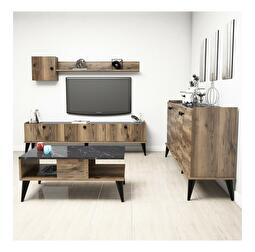 Mobilier living Lydie 2 (Nuc + marmură)