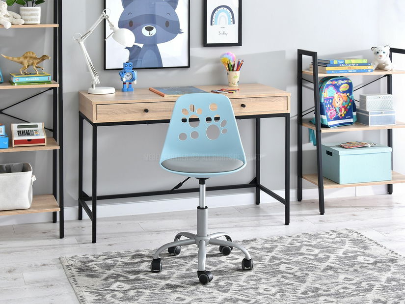 Detská stolička Footy (modrošedá + sivá)