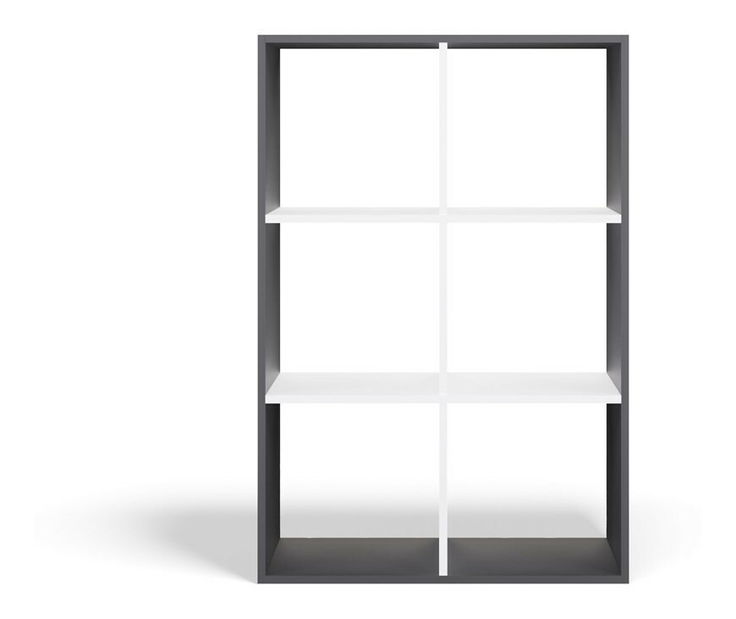 Regál Metros 3 (antracit + fehér)