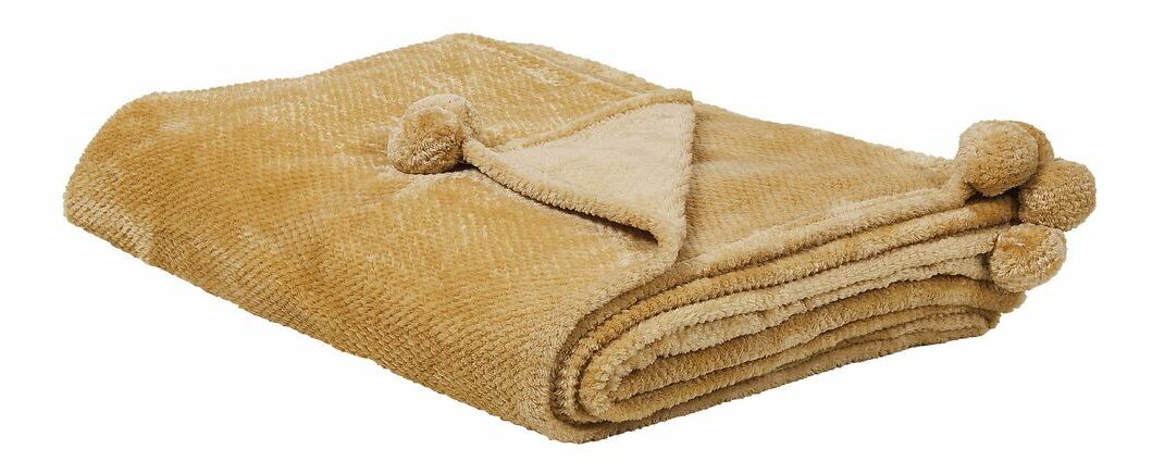 Pătură 200x150 cm SALIER (poliester) (galben)