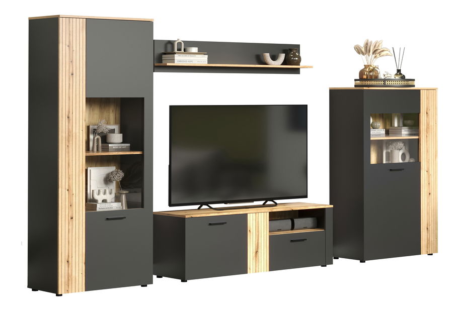 Stolić za kavu Esferas (grafit + hrast evoke) 