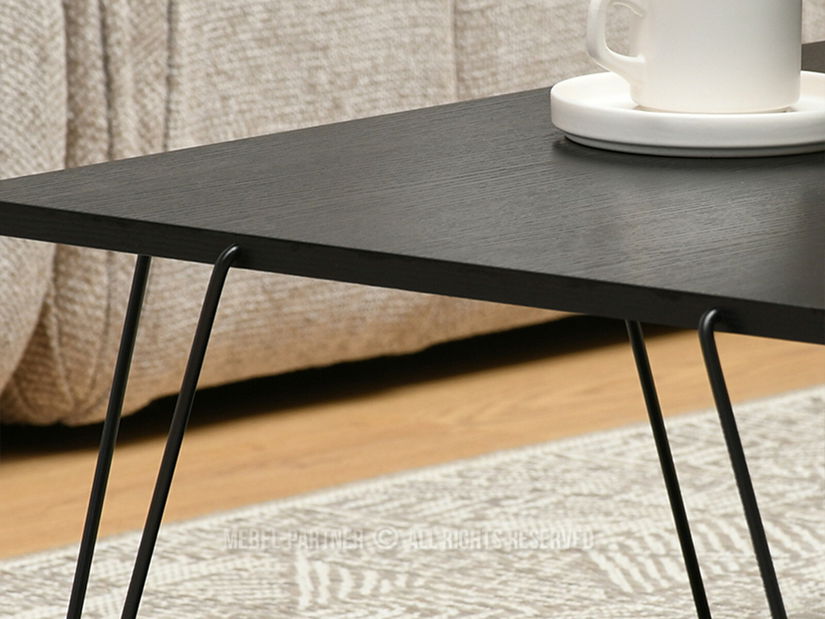 Măsuță de cafea Haika (negru)