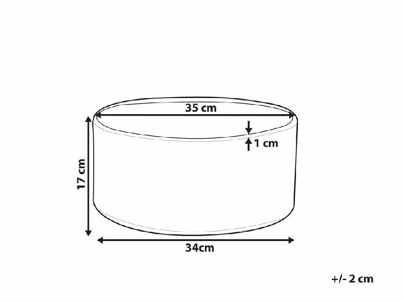 Saksija za cvijeće ⌀ 35 cm Valty (bijela)