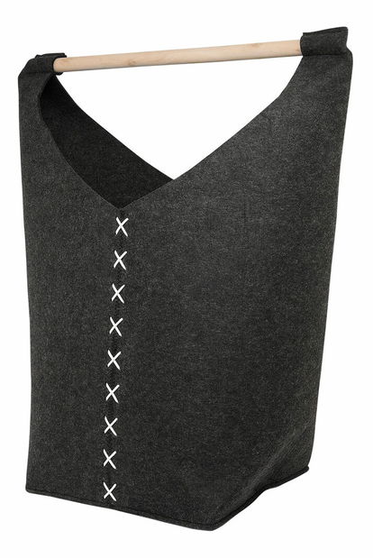 Set 3 buc coșuri textile KIANDRA (plsť) (gri)