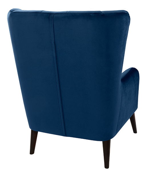 Kreslo ušiak BRW Casey ES (modrá)