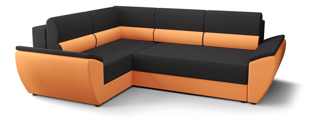 Colțar Radiant Plus (Negru + portocaliu) (S)