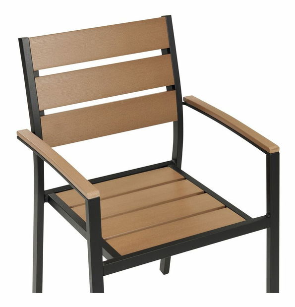 Set vrtnih stolica (6 kom.) Valero (svijetlo drvo) 