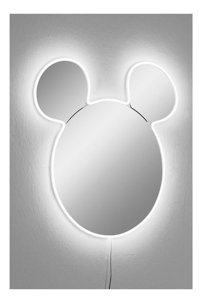 Zrkadlo Bodosu (biela) (s osvetlením)