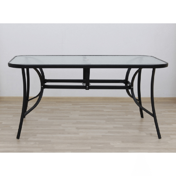 Záhradný stôl Pannal (čierna) *bazár