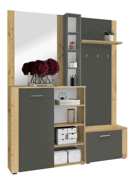 Előszoba szett Fulgores (artisan tölgy + grafit)