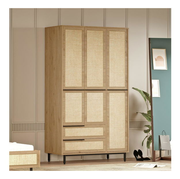 Dulap de haine Otto 15 (nuc + stejar)