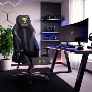 Gaming fotelja Nutrida (crna + žuta) 