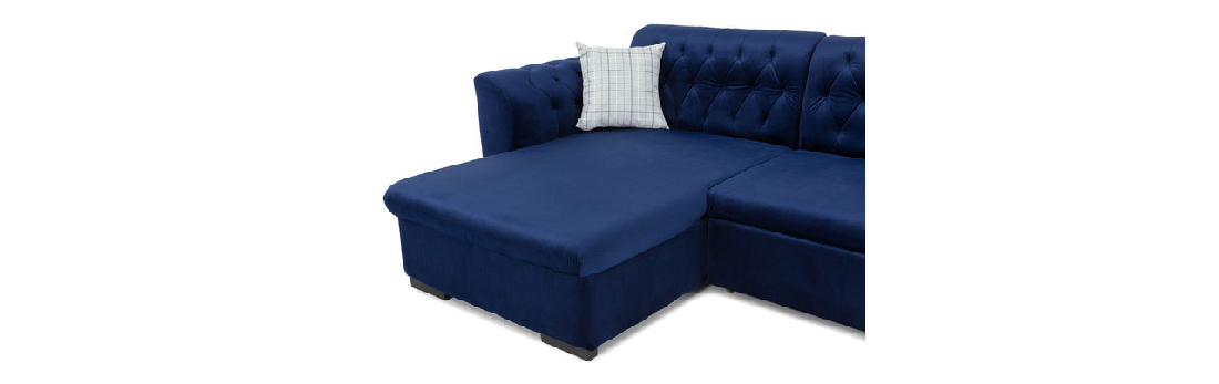 Velika sofa za dnevni boravak Emrys (lijeva) (Magic Velvet 2225 + Senegal 823)