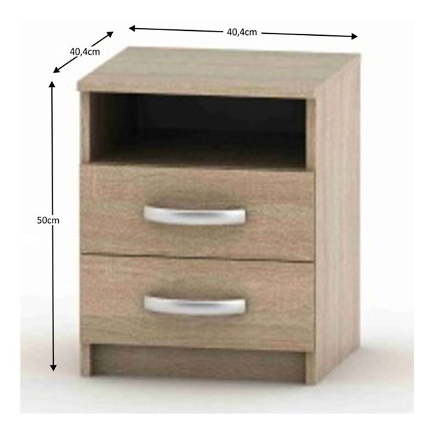 Noćni stolić Breanna 2 BE02 18 0 