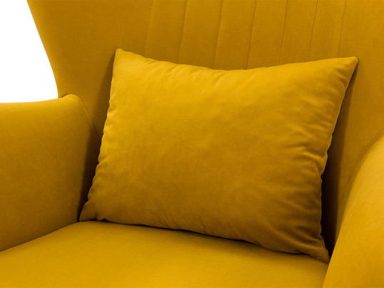 Kreslo Pirko (horčicová) *výpredaj