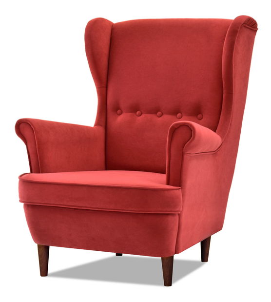 Kreslo ušiak Margis (čierna)