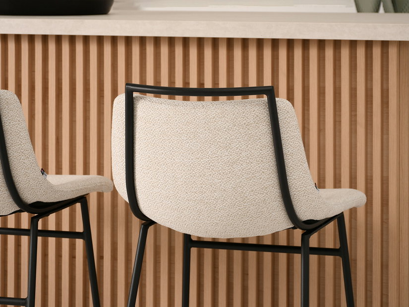Scaun Sara (crem + negru)
