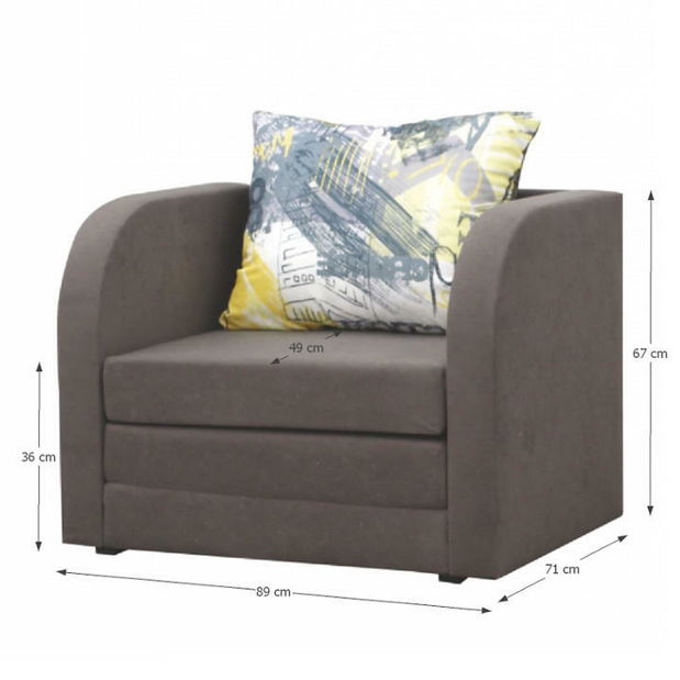 Fotel Wang (szürke)