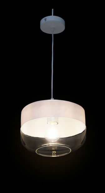 Závesná lampa Murey (biela)