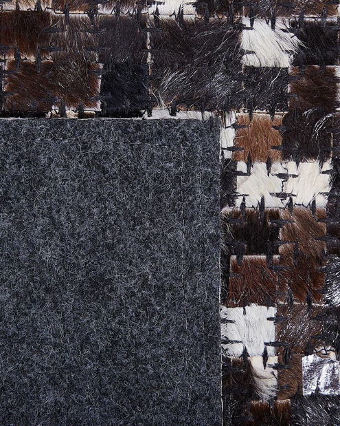 Koberec 140x200 cm AKISA (koža) (hnedá)