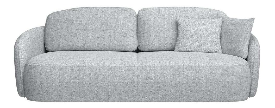 Pohovka trojsedačka Sheila (svetlosivá + čierna)