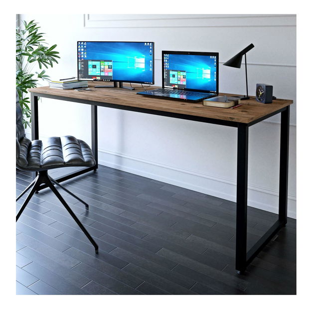 PC asztal Masalusso 7 60 (atlanti fenyő + fekete) *kiárusítás