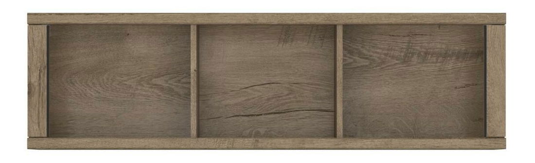 Függesztett polc Clinecas (lefkas tölgy)