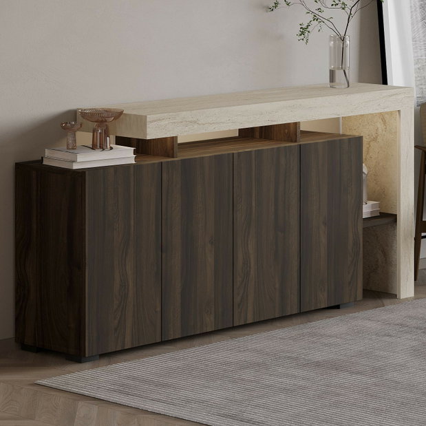 Dulap Belezza 1 (travertin + nuc)