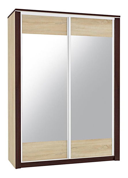 Šatníková skriňa Oliwier 03/L sonoma svetlá