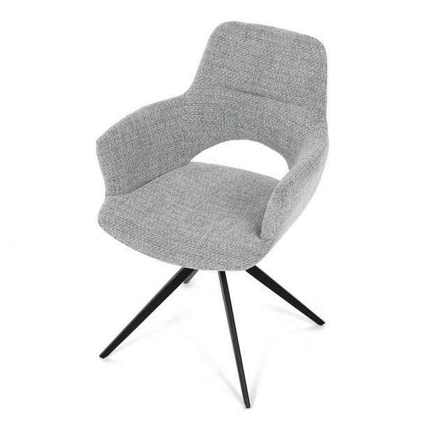 Jedálenská stolička Diamantal (sivá)