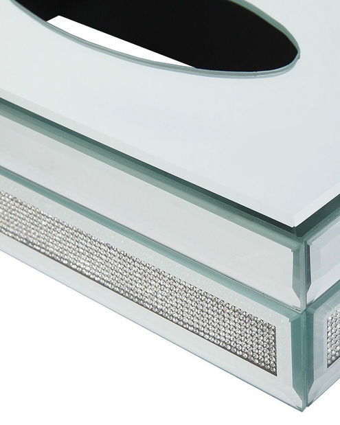 Skrinka na obrúsky Charleen (strieborná)