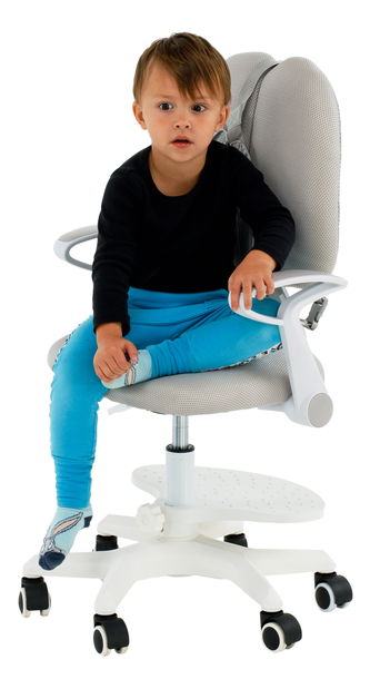 Scaun pentru copii Anis (gri + alb)