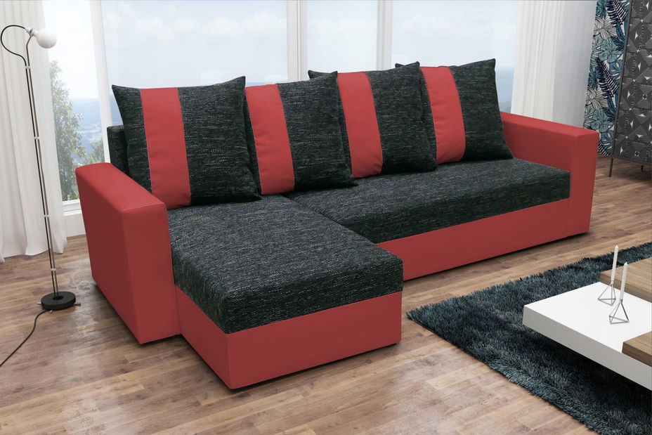 Colțar Porter (negru + alb) (S) *vânzare stoc