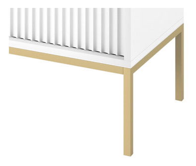 Komód Mijeno Gold MKSZ154 (fehér + arany) 