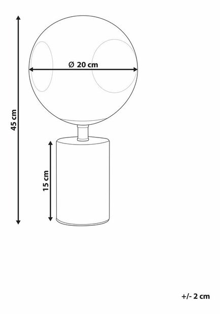 Stolná lampa Branwen (mosadzná)