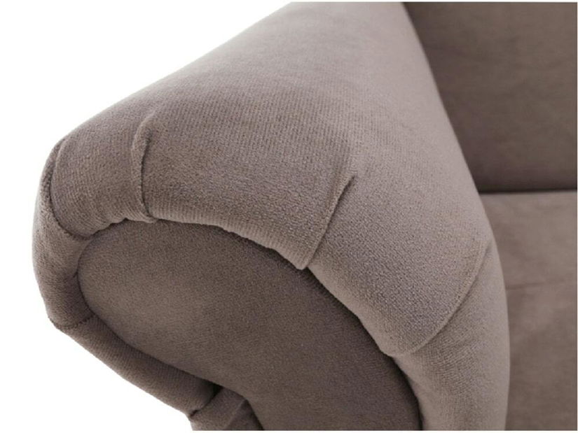 Fotoliu cu urechi Romino (gri + fag) 