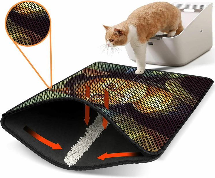 Podložka pod mačací záchod Narasa 11 (viacfarebné)