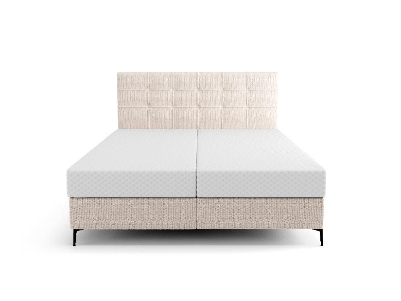 Bračni krevet 180 cm Infernus Comfort (crna) (s podnicom, s prostorom za odlaganje)