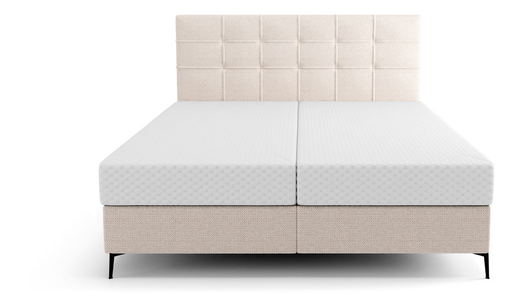 Bračni krevet 180 cm Infernus Bonell (plava) (s podnicom, s prostorom za odlaganje)