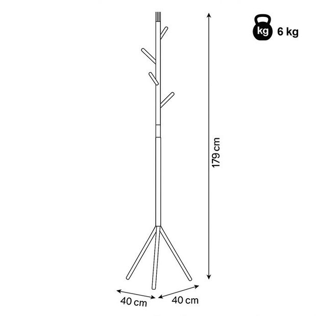 Vešiak Vesnia 01 (biela)
