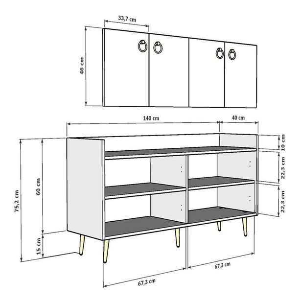 Konzolový stolík Tekono (biela) 